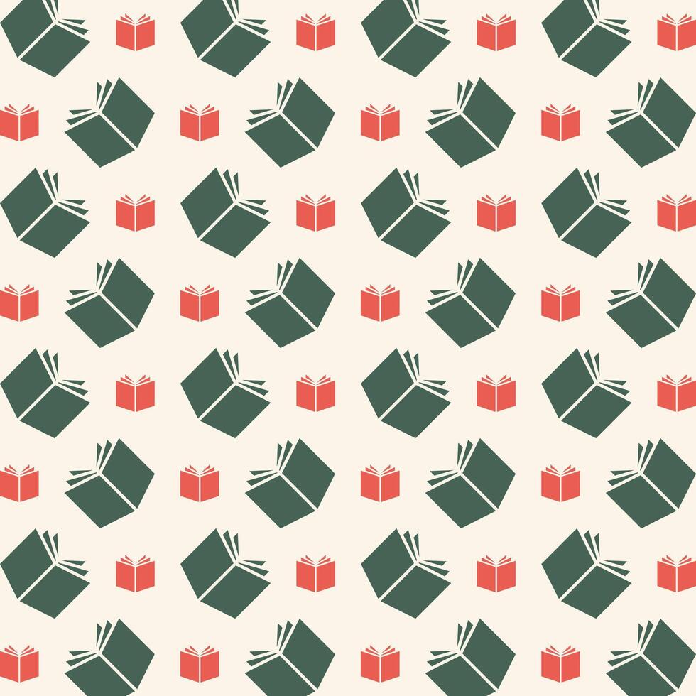 Open Book icon trendy multicolor repeating pattern vector illustration beautiful background