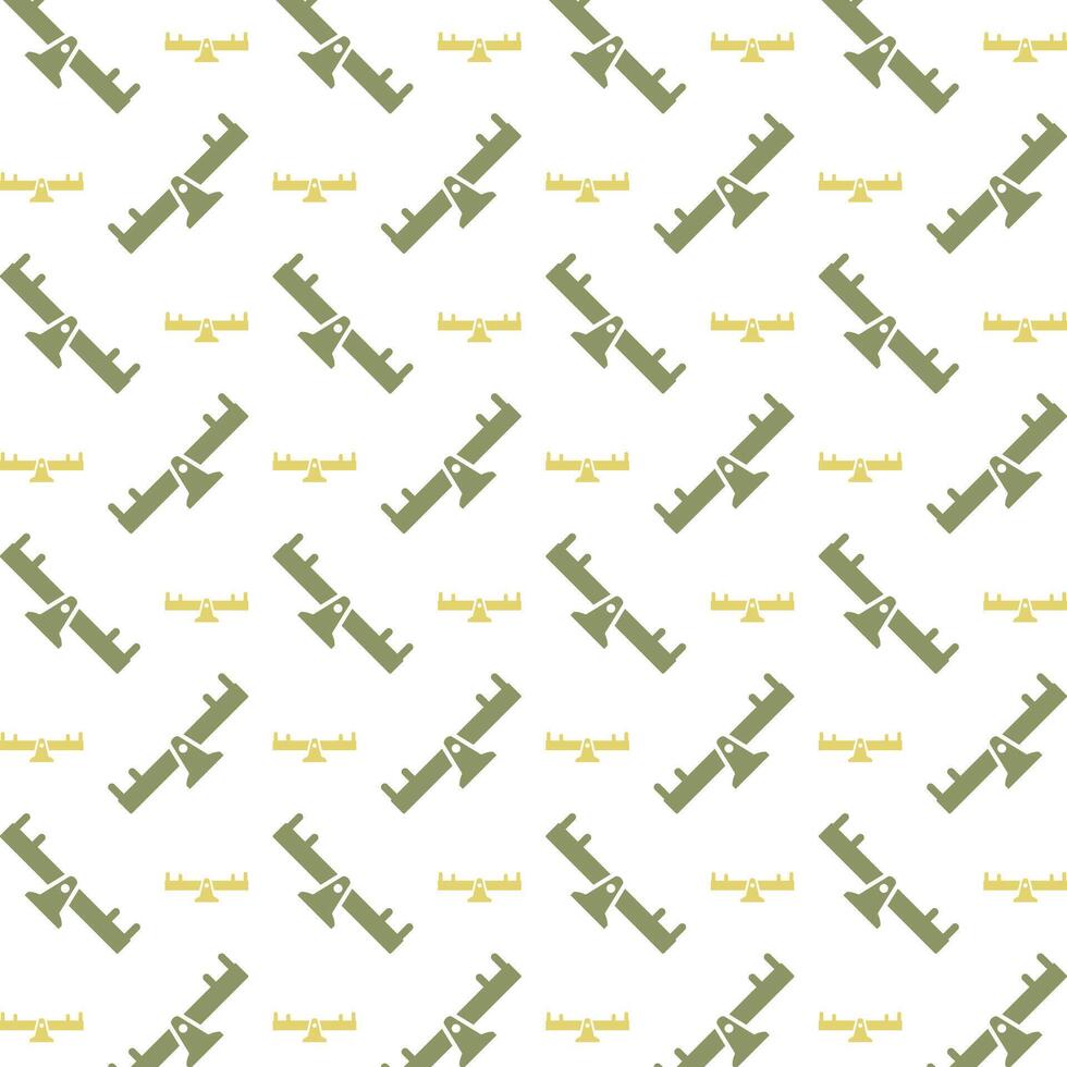 See Saw icon green repeating trendy pattern illustration colorful background vector