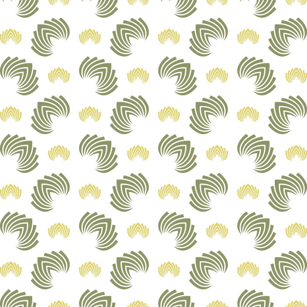 Lotus Blossoms icon green repeating trendy pattern illustration colorful background vector
