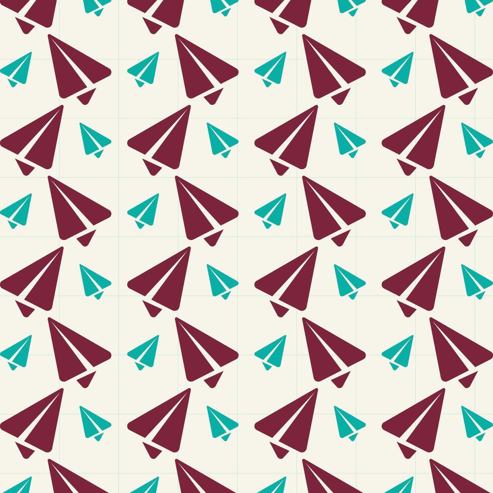 Send message icon on graph trendy repeating pattern vector illustration background