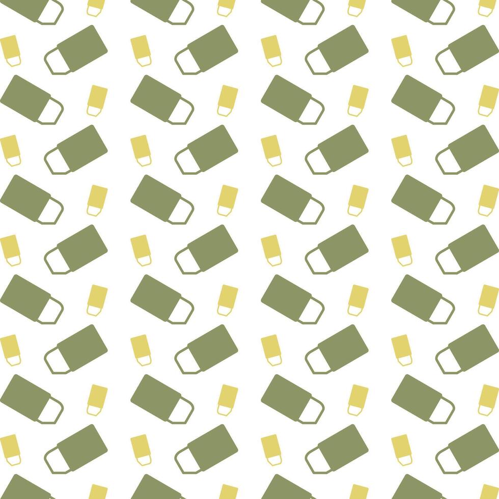 Eraser repeating trendy pattern beautiful multicolor vector background