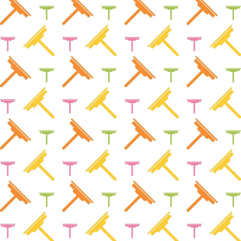 Glass Wiper multicolor new trendy repeating pattern vector illustration background