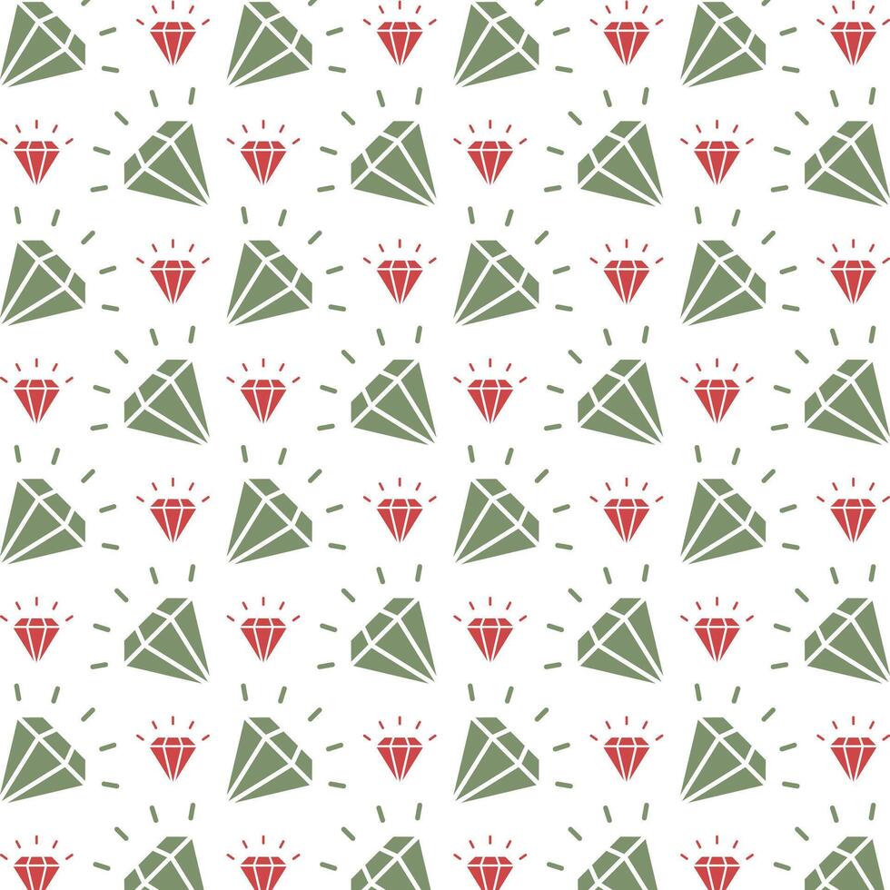 Values icon red green trendy repeating pattern vector beautiful illustration background