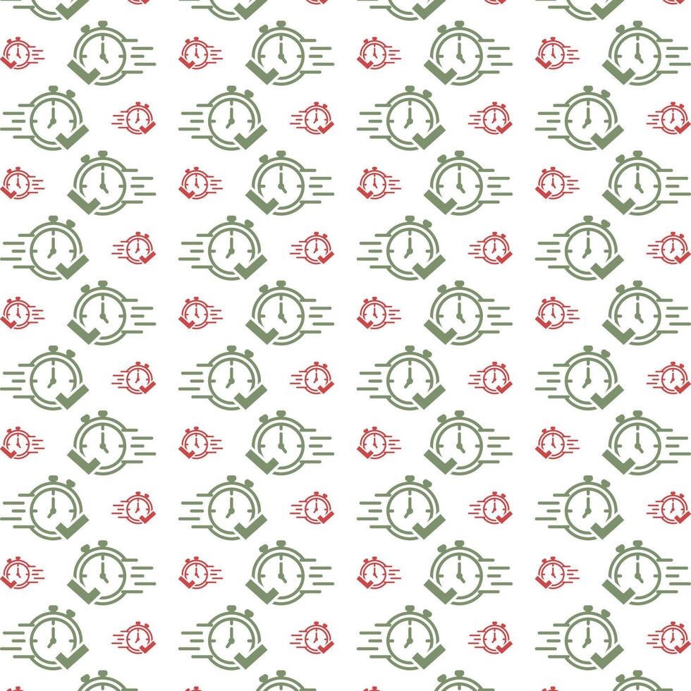 Quick response icon red green trendy repeating pattern vector beautiful illustration background