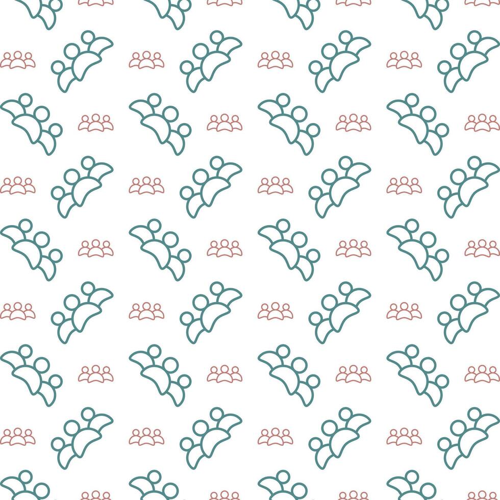 Team multicolor repeating trendy pattern textile vector illustration background