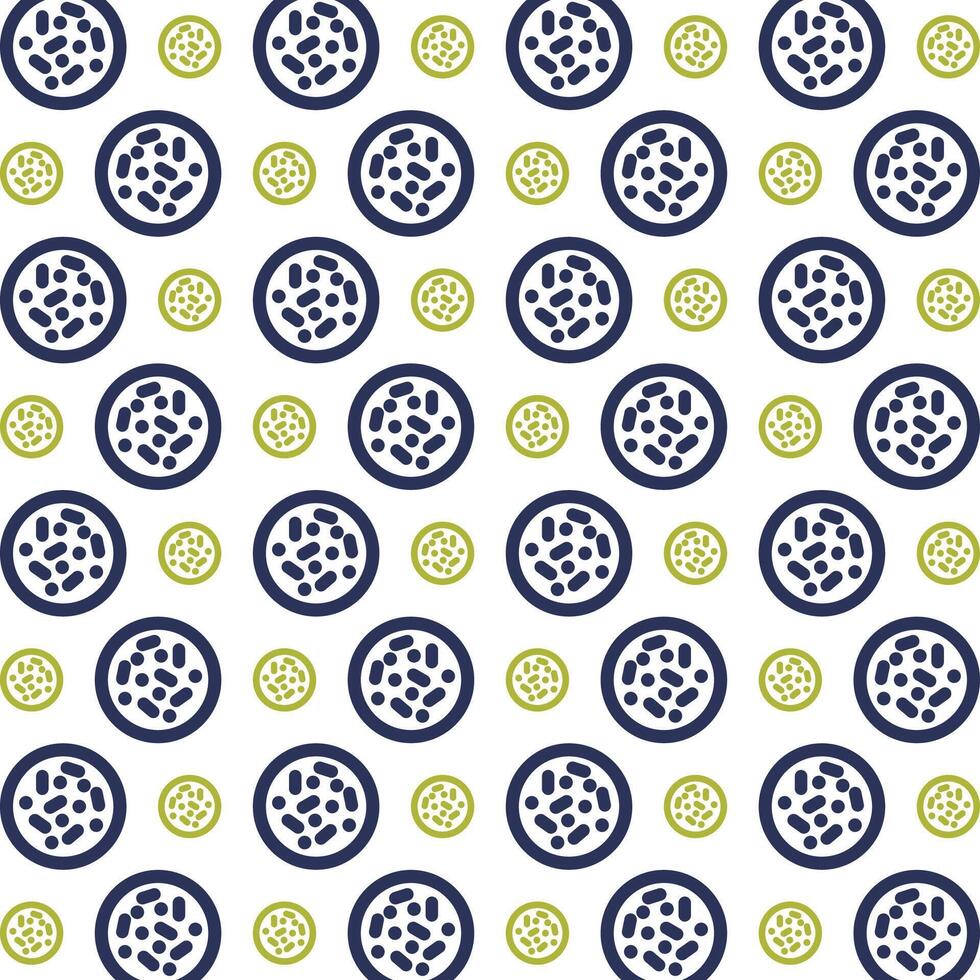 Probiotics icon trendy repeating pattern white background vector illustration