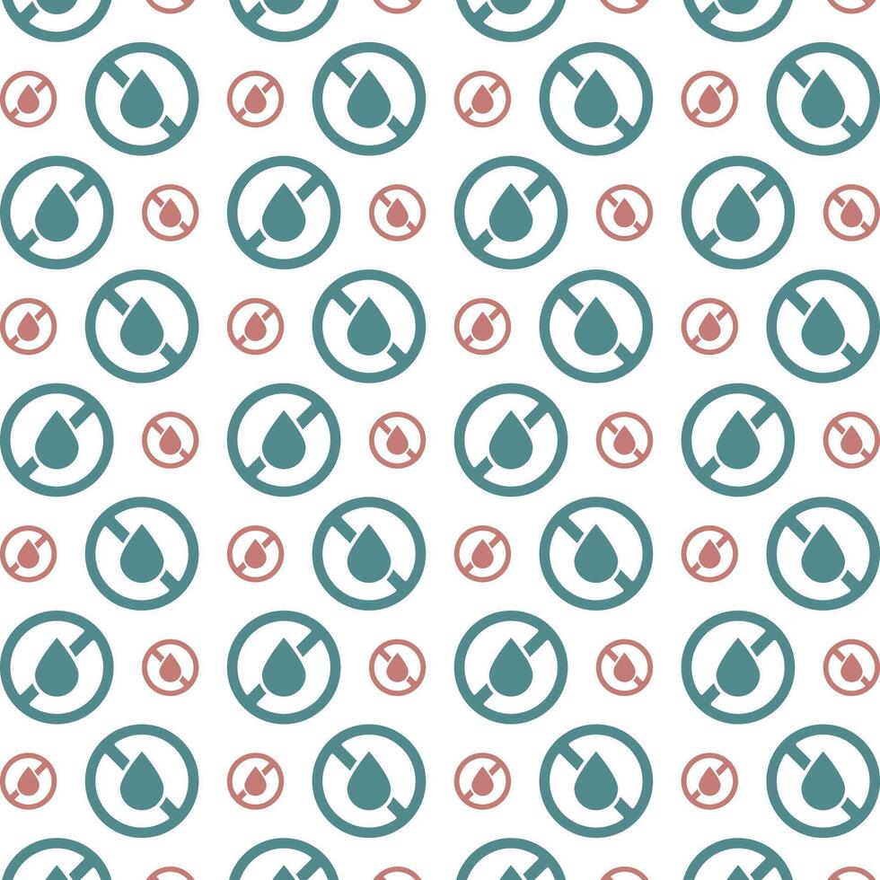 Zero trans fat multicolor repeating trendy pattern textile illustration background vector