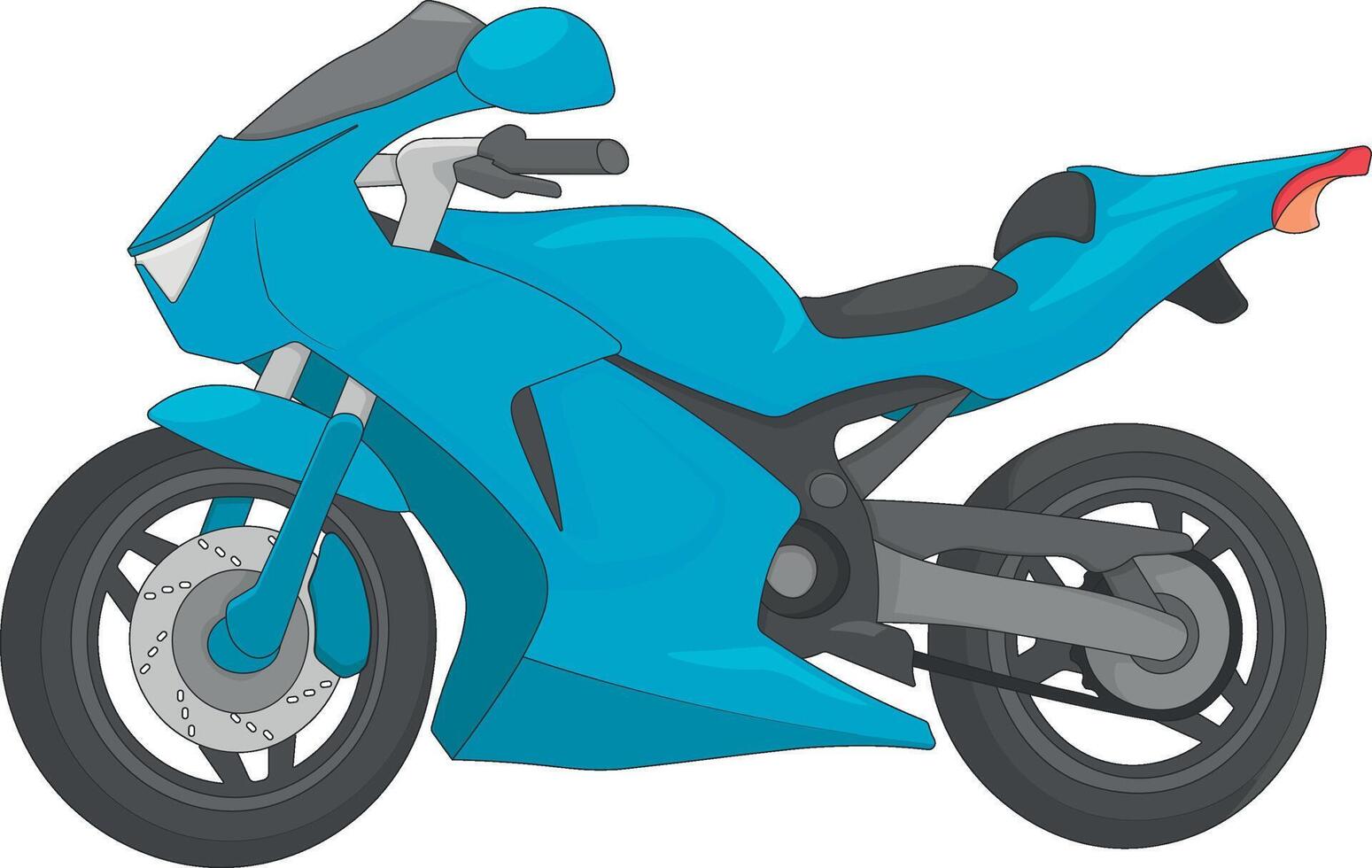 vector motorcycle drawing without background