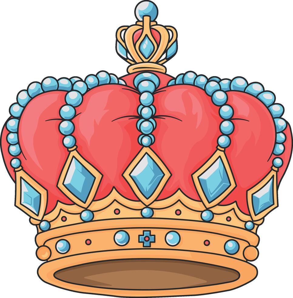 royal crown vector without background