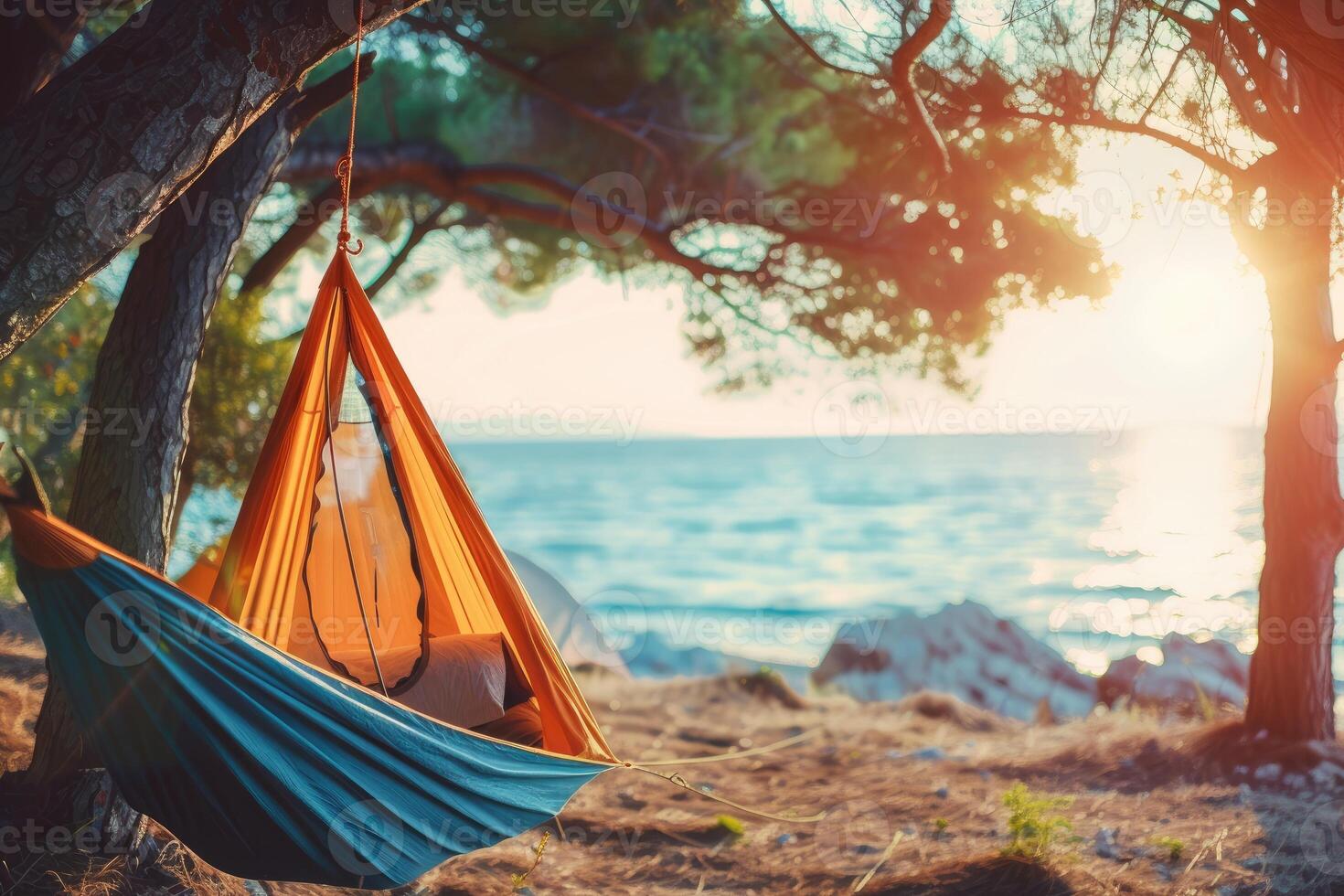 AI generated Getting Started with Camping Hammock professional photography photo