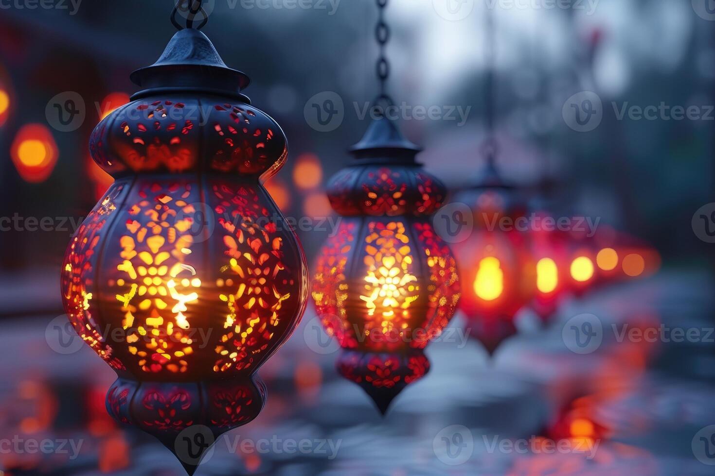 AI generated blessing ramadan kareem vibes background professional photography photo