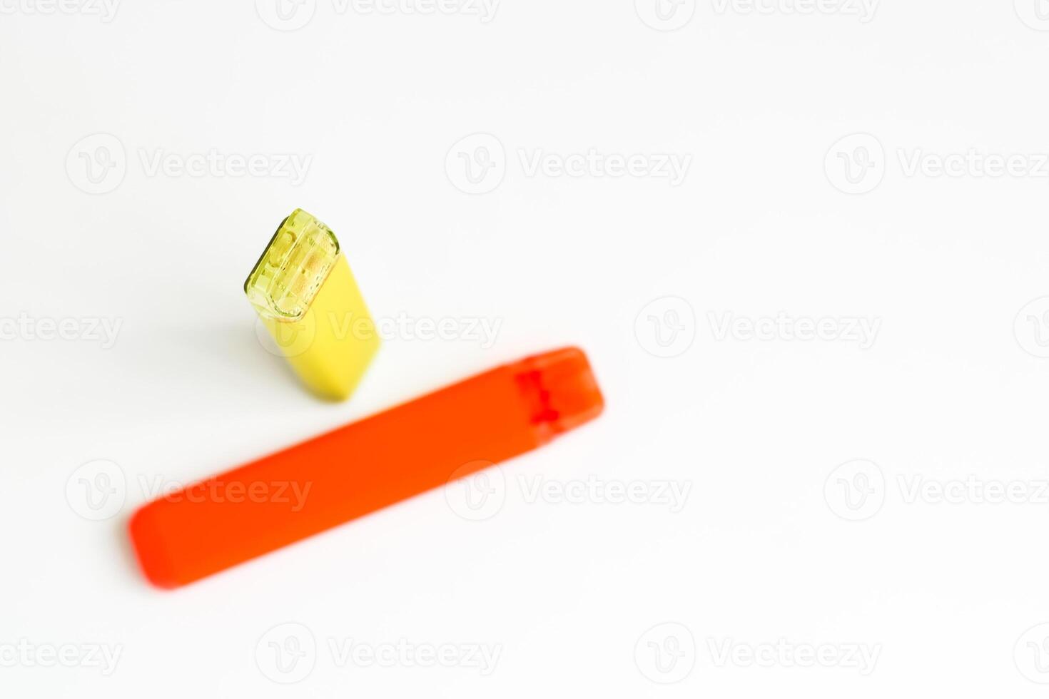 Nicotine disposable electronic cigarette, replacing cigarettes with tobacco. photo