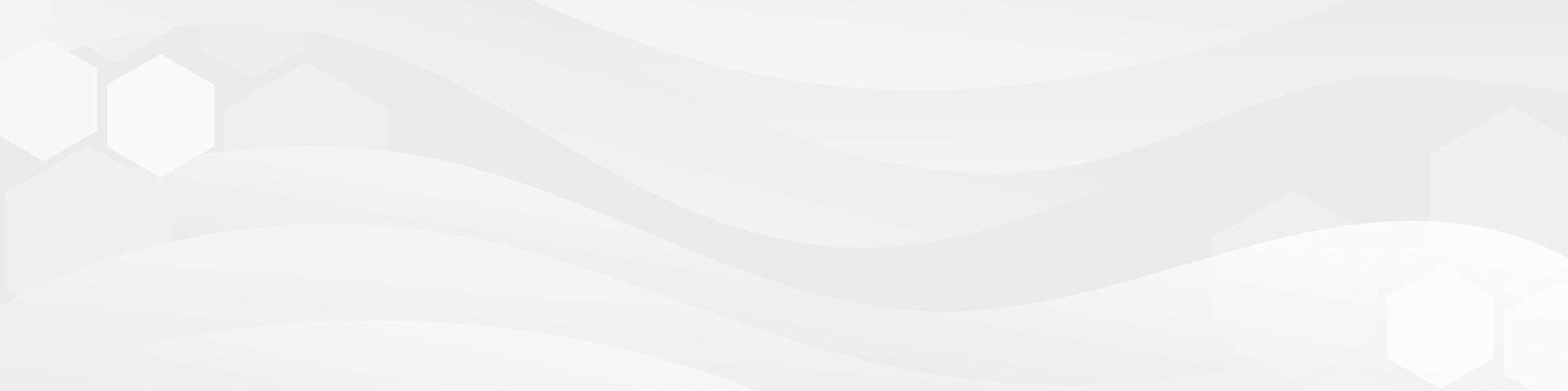 Abstract white banner color with a unique wavy design. It is ideal for creating eye catching headers, promotional banners, and graphic elements with a modern and dynamic look. vector