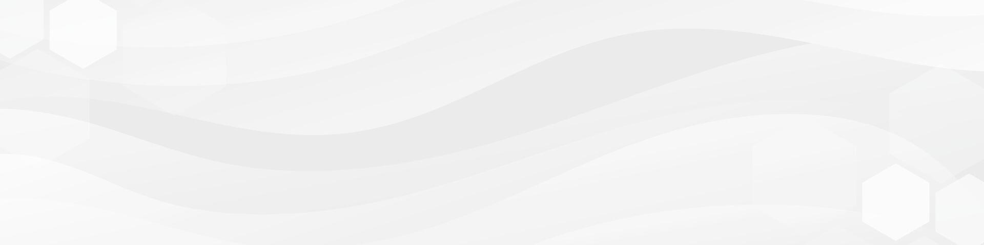 Abstract white banner color with a unique wavy design. It is ideal for creating eye catching headers, promotional banners, and graphic elements with a modern and dynamic look. vector