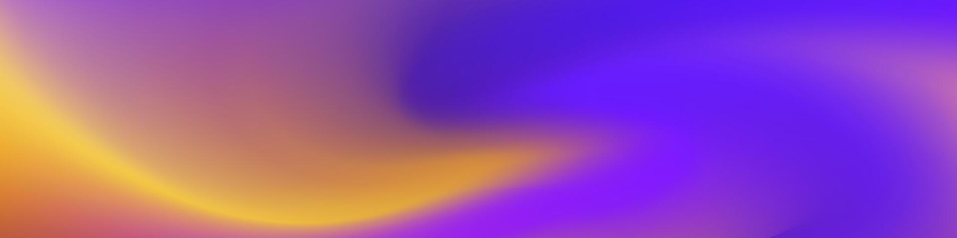 Gradient background in shades of purple and yellow. Ideal for web banners, social media posts, or any design project that requires a calming backdrop vector