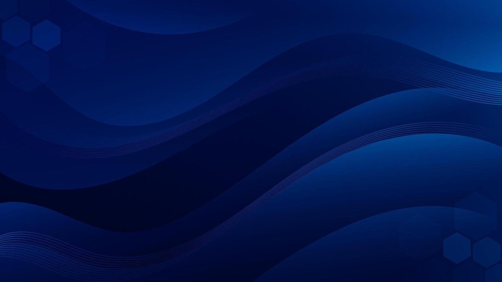 Abstract blue Background with Wavy Shapes. flowing and curvy shapes. This asset is suitable for website backgrounds, flyers, posters, and digital art projects. vector