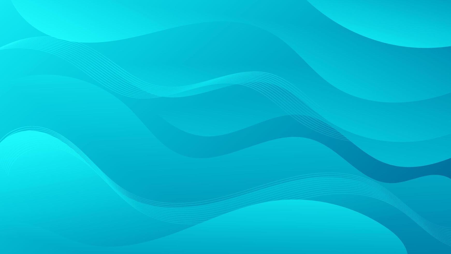 Abstract blue Background with Wavy Shapes. flowing and curvy shapes. This asset is suitable for website backgrounds, flyers, posters, and digital art projects. vector