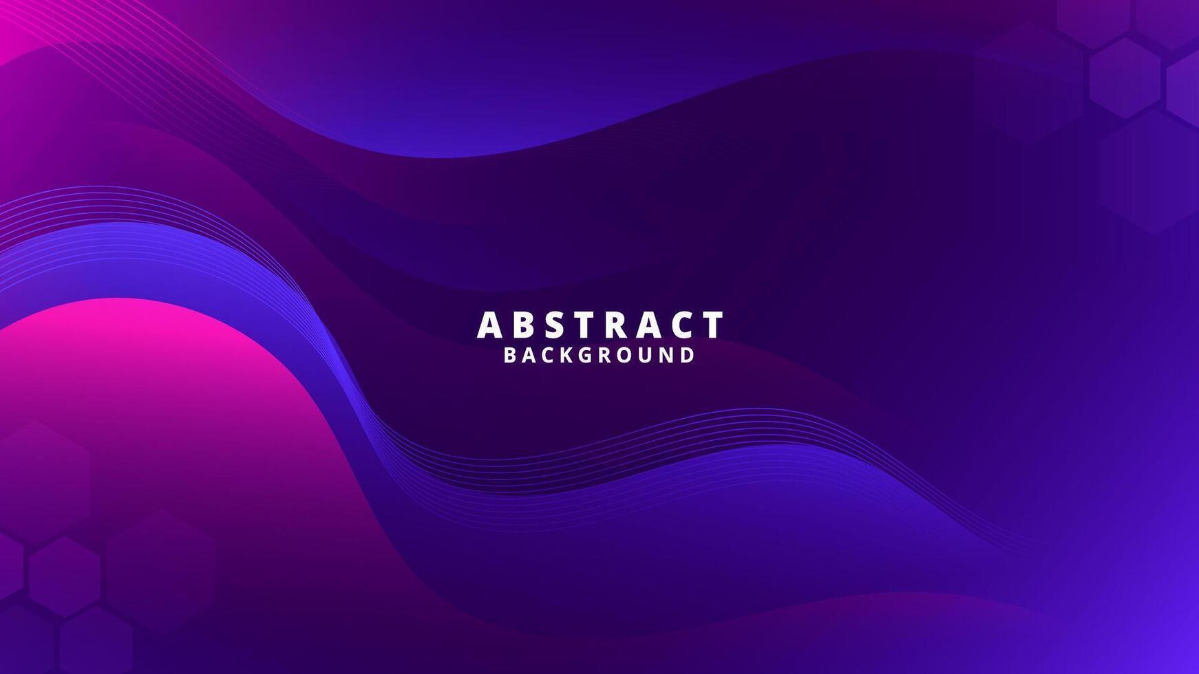 Abstract purple blue Background with Wavy Shapes. flowing and curvy shapes. This asset is suitable for website backgrounds, flyers, posters, and digital art projects. vector