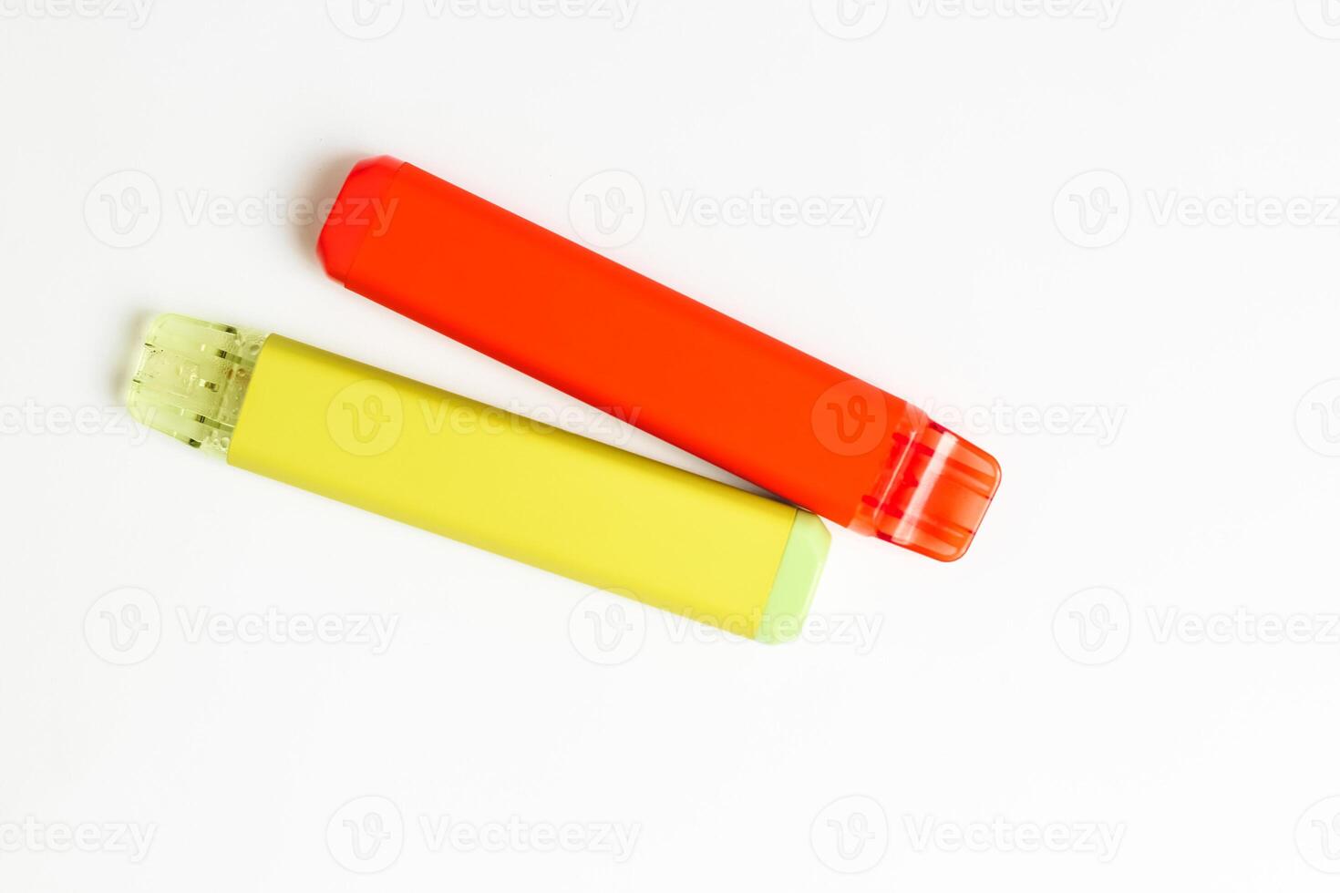 Nicotine disposable electronic cigarette, replacing cigarettes with tobacco. photo