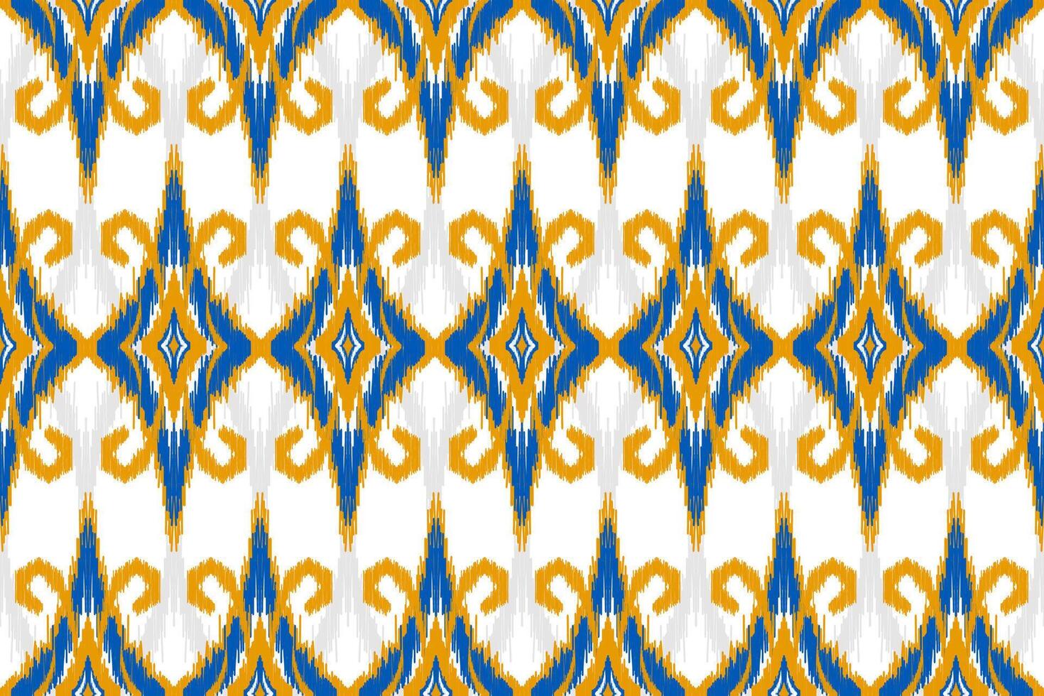 Ethnic ikat seamless pattern in tribal. American and Mexican style. vector