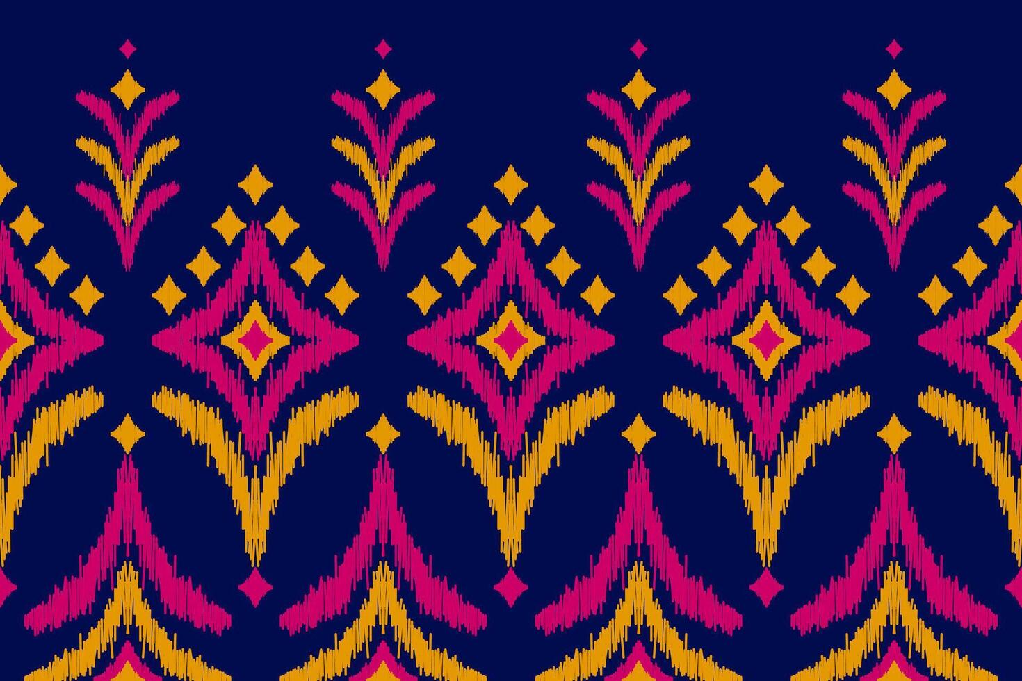 Beautiful ethnic tribal pattern art. Ethnic ikat seamless pattern. American and Mexican style. vector