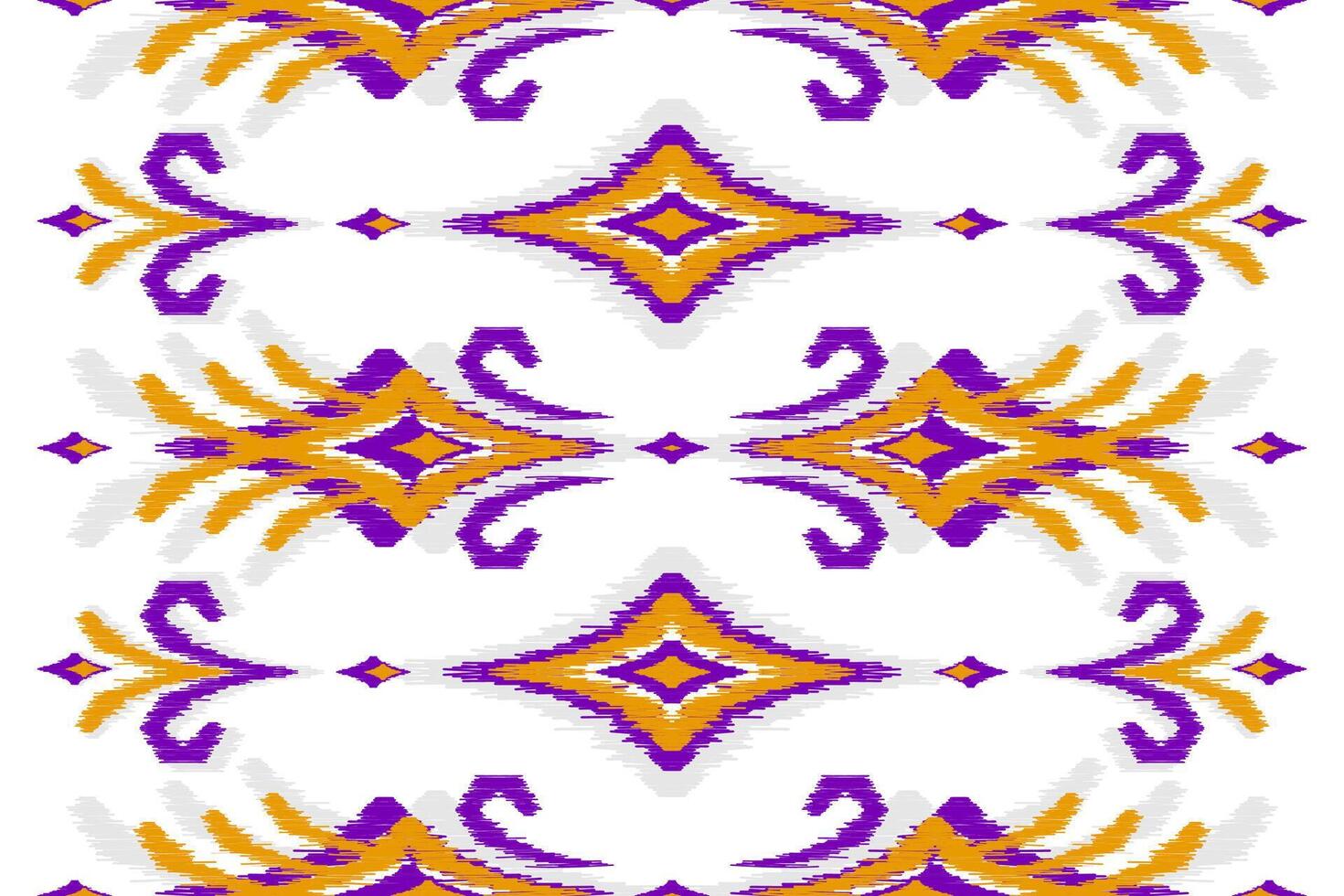 Ethnic ikat seamless pattern traditional. Carpet tribal style. Aztec ornament print. vector
