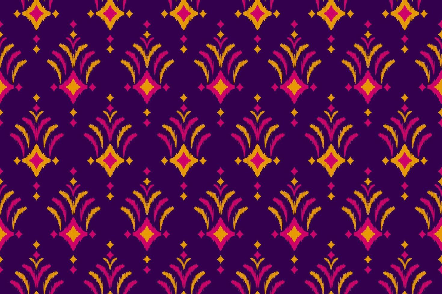 Motif beautiful ethnic Ikat art. Ethnic seamless pattern. Aztec geometric art ornament print. American, Mexican style. vector