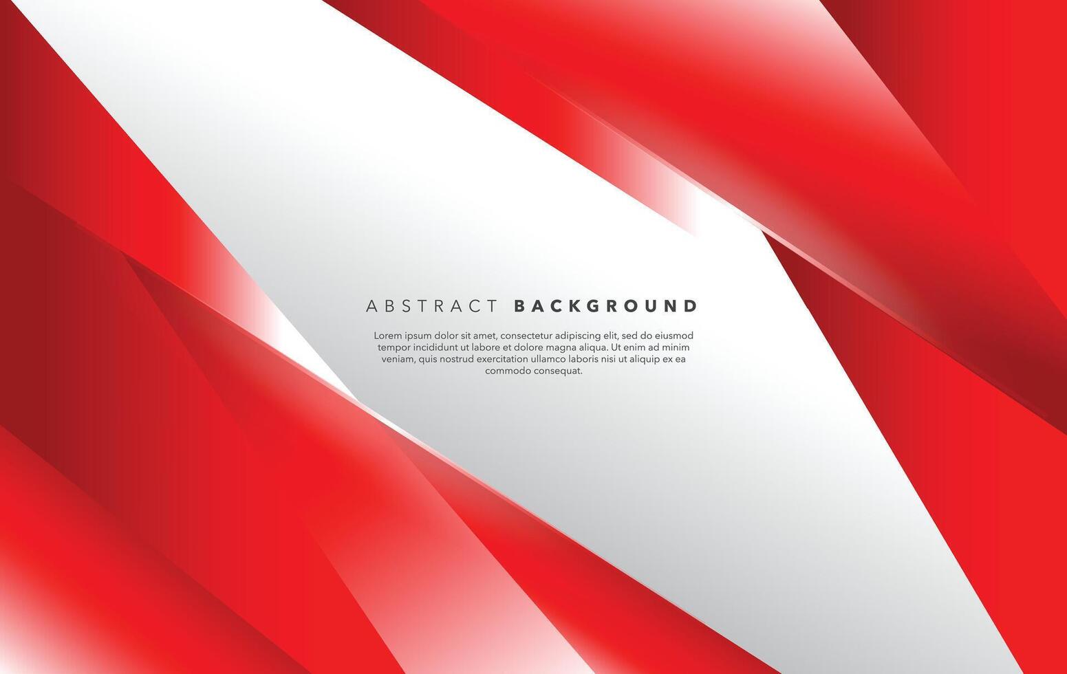 red white modern abstract background design vector