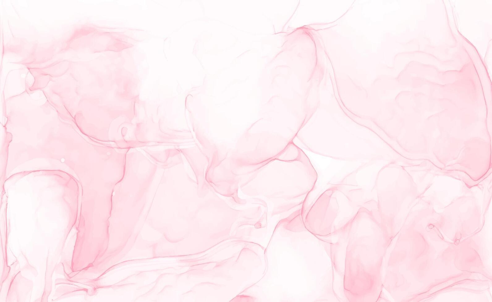 Light pink watercolor acrylic marble backgound vector