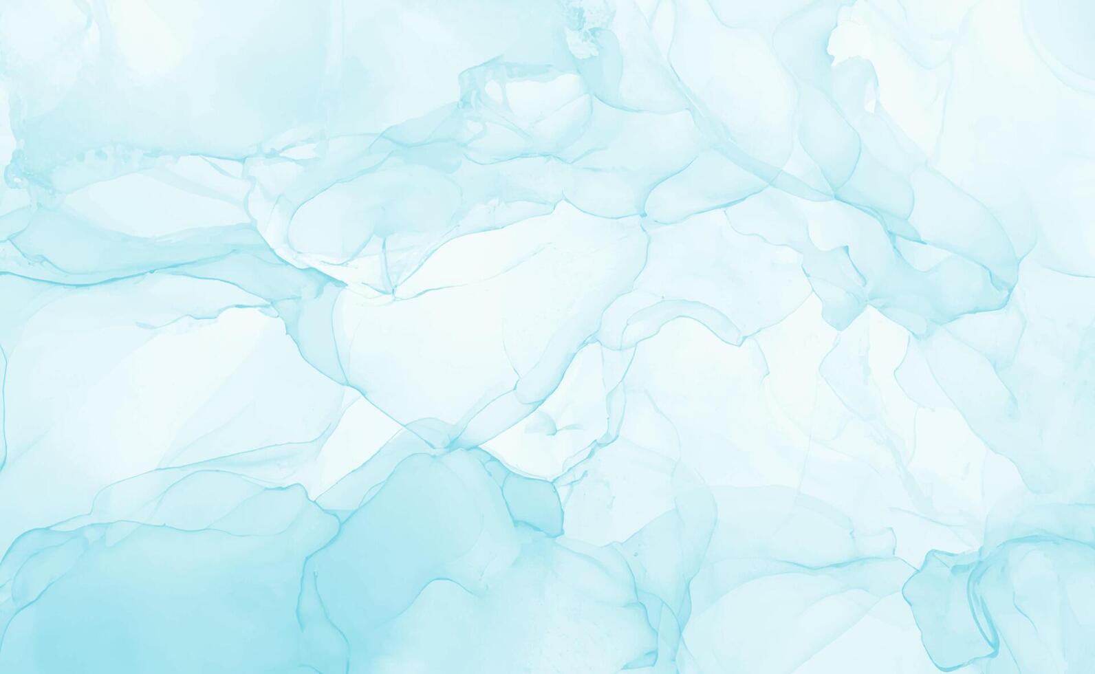 Light blue watercolor acrylic marble backgound vector