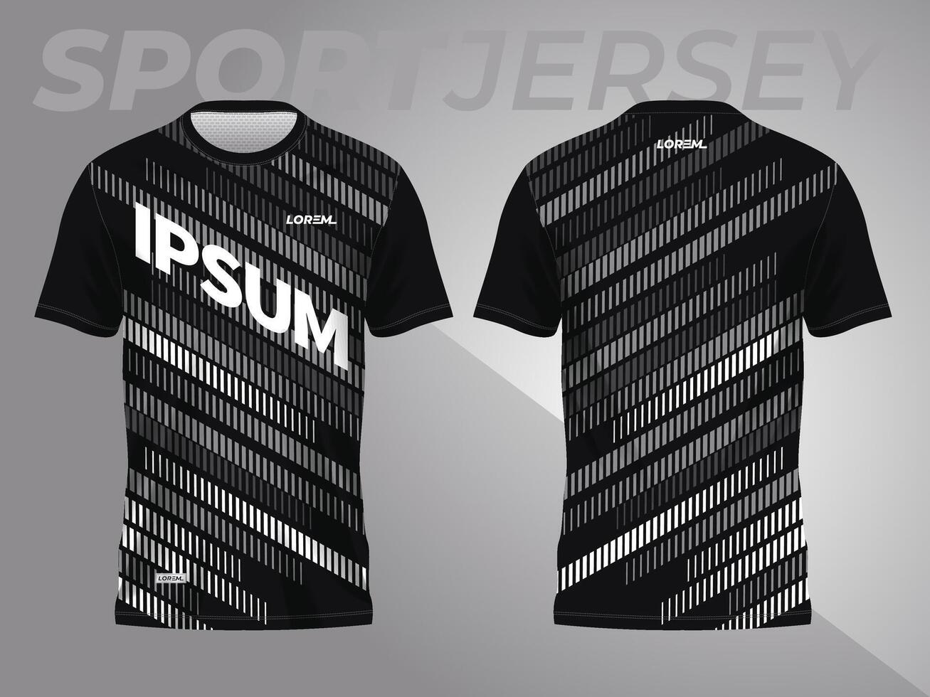 abstract black background and pattern for sport jersey design vector