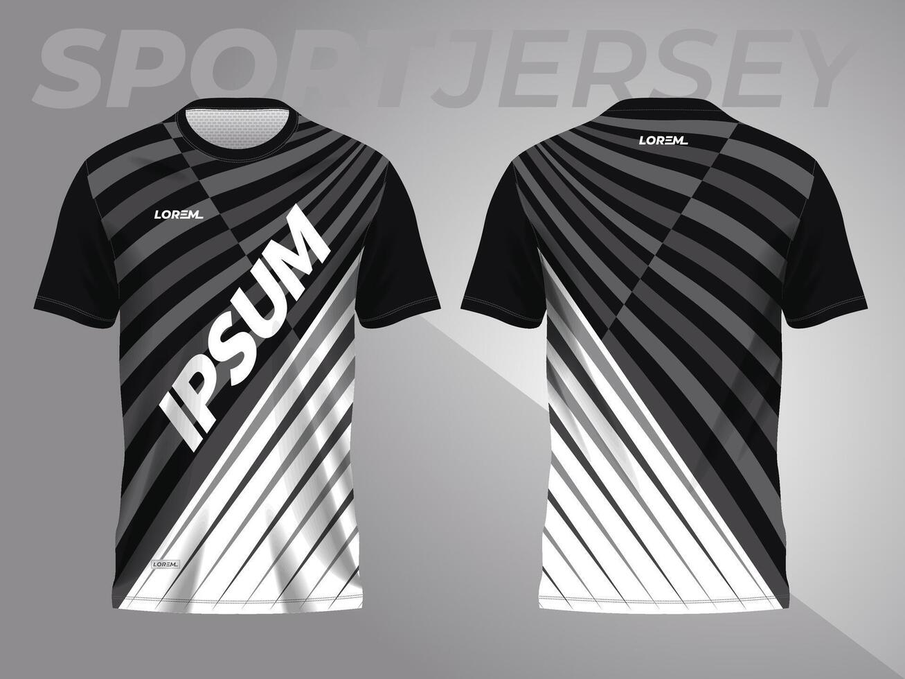 abstract black background and pattern for sport jersey design vector