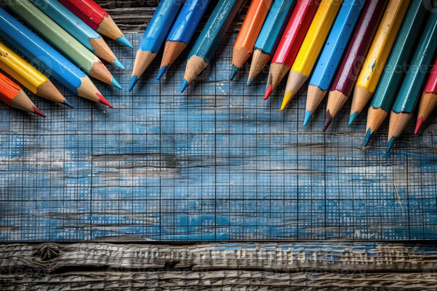 AI generated welcome back to school greeting card professional photography photo