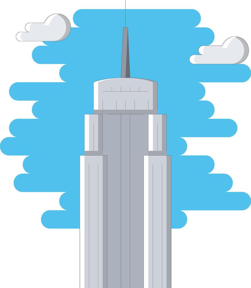 empire state building sight architecture skyscraper vector