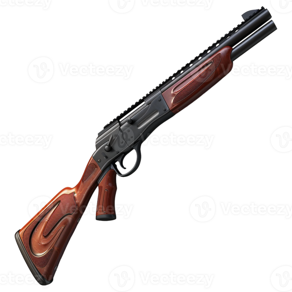 AI generated 3D Rendering of a Shooting Weapon on Transparent Background - Ai Generated png