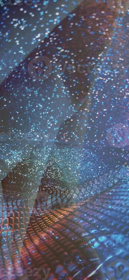 Abstract background pattern, presentation cover illustration, geometric texture with sparkles and fireworks close view photo