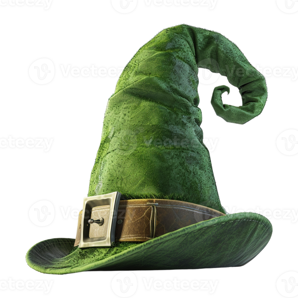 AI generated 3D Rendering of a Leprechaun Hat on Transparent Background - Ai Generated png