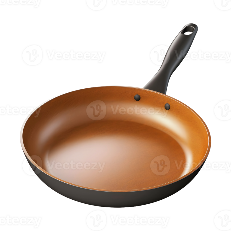 AI generated 3D Rendering of a Cooking Frying Pan on Transparent Background - Ai Generated png