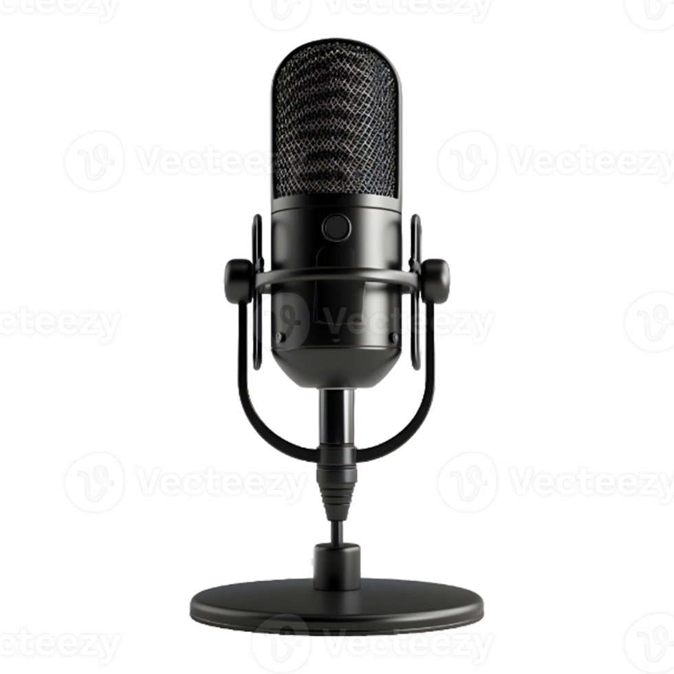 AI generated Studio Microphone on Transparent background - Ai Generated png
