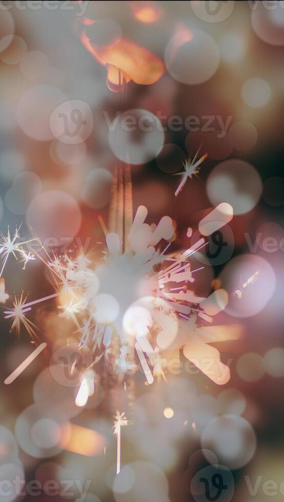 Abstract background pattern, presentation cover illustration, geometric texture with sparkles and fireworks close view photo