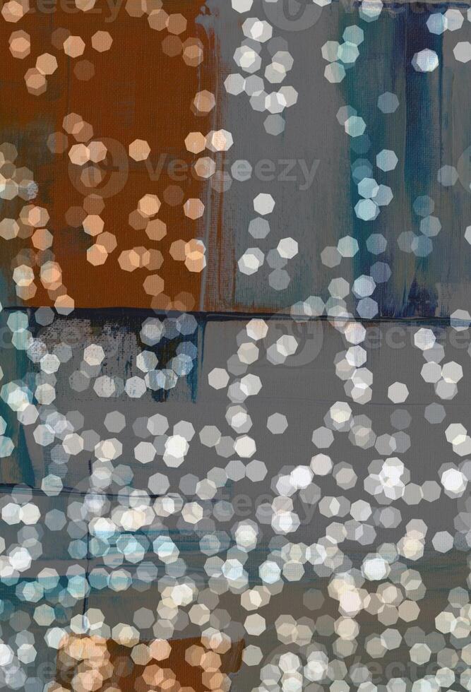 Abstract background pattern, presentation cover illustration, geometric texture with sparkles and fireworks close view photo