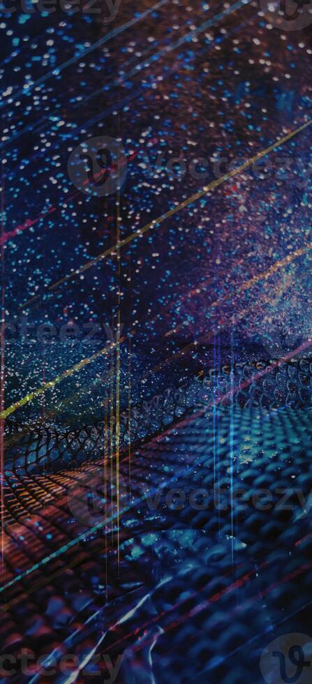Abstract background pattern, presentation cover illustration, geometric texture with sparkles and fireworks close view photo