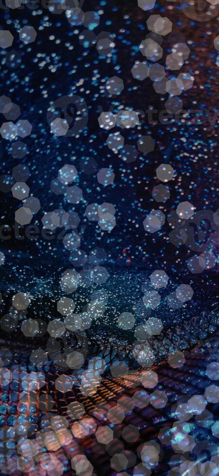 Abstract background pattern, presentation cover illustration, geometric texture with sparkles and fireworks close view photo