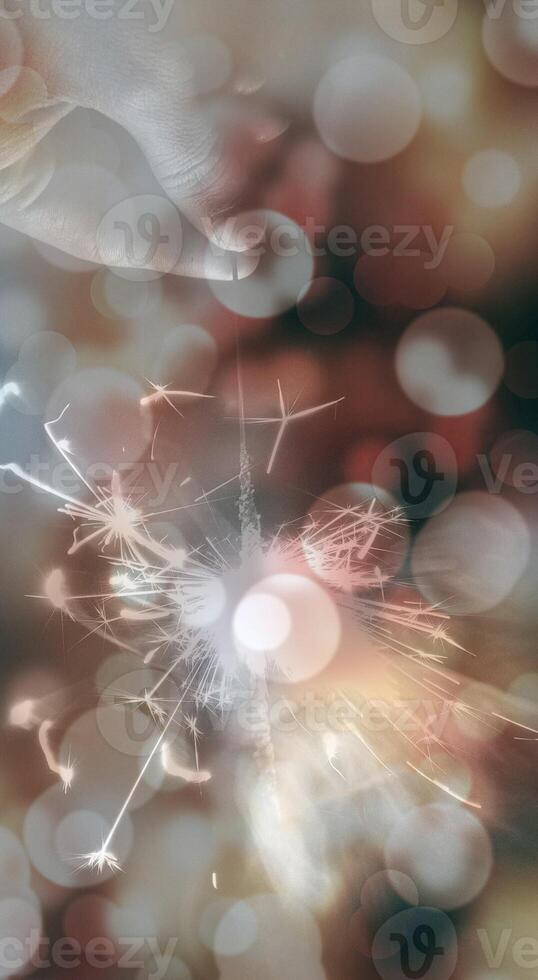 Abstract background pattern, presentation cover illustration, geometric texture with sparkles and fireworks close view photo