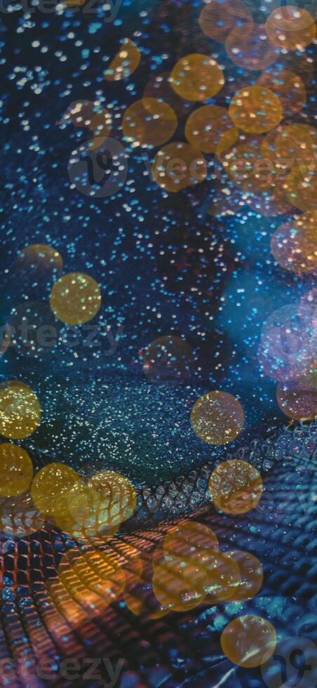 Abstract background pattern, presentation cover illustration, geometric texture with sparkles and fireworks close view photo