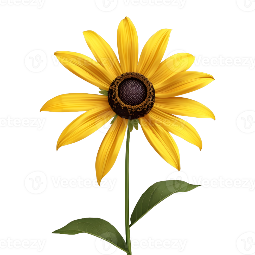 AI generated Sunflower on Transparent background - Ai Generated png