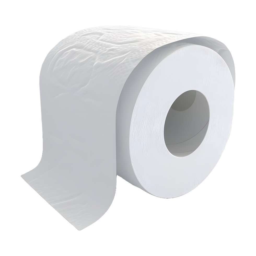 AI generated Tissue Paper Roll on Transparent background - Ai Generated png