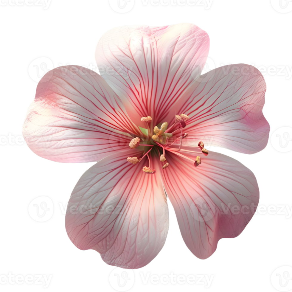 AI generated Pink Magnolia Flower on Transparent background - Ai Generated png