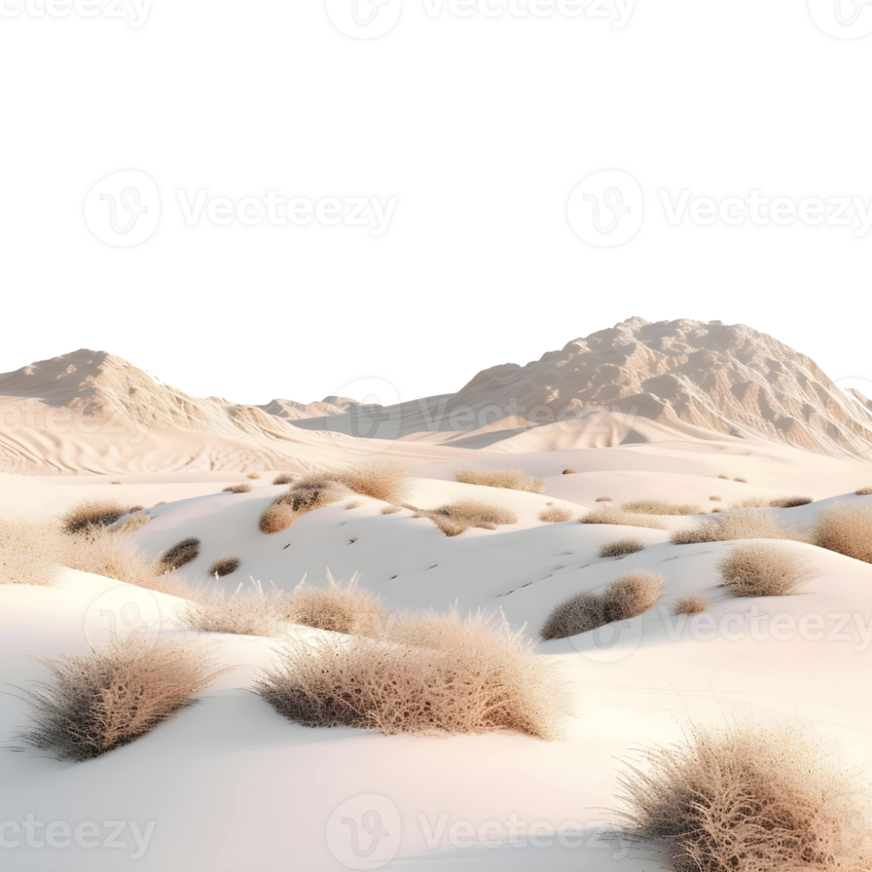AI generated Stone and Sand in a Dessert on Transparent background - Ai Generated png