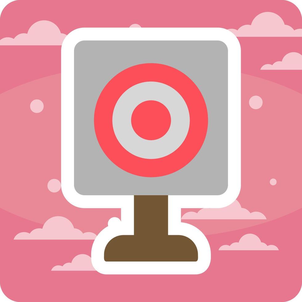 Military Target Vector Icon